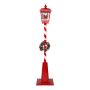 Floor lantern snowing santa