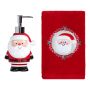 Bathroom set towel & soapdispenser giftbox