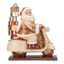 Santa on motorbike poly 