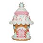 Gingerbread house led 100cm fiberglass *