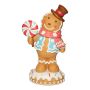 Gingerbread boy led 150 cm fiberglass #