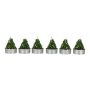 Candle xmas tree  tealight set 6 pcs